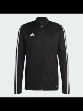 Adidas Men Tiro 23 L Shirts Running Black Casual Shirt GYM Top Jackets HS7231